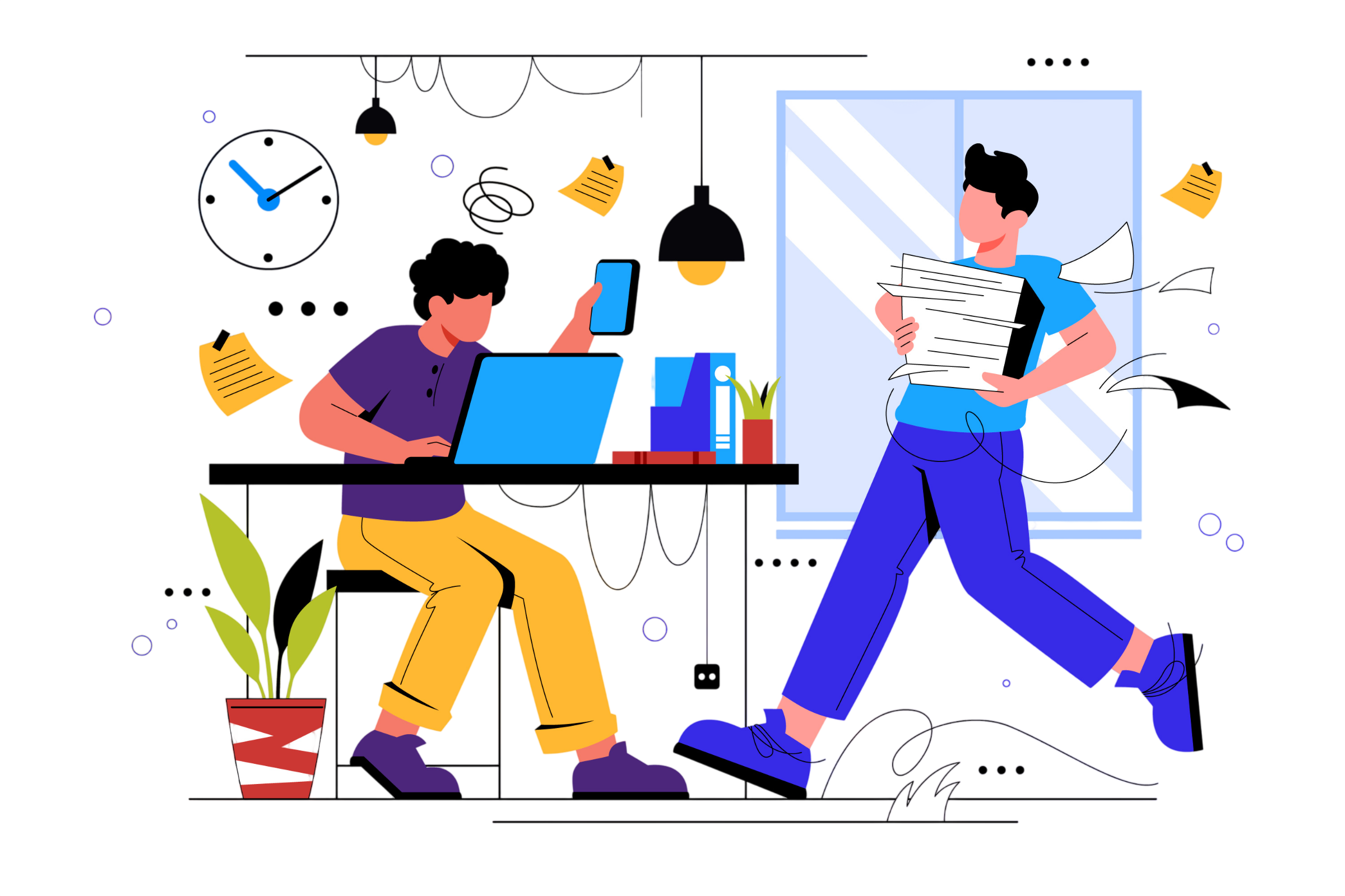 Ilustración de trabajo